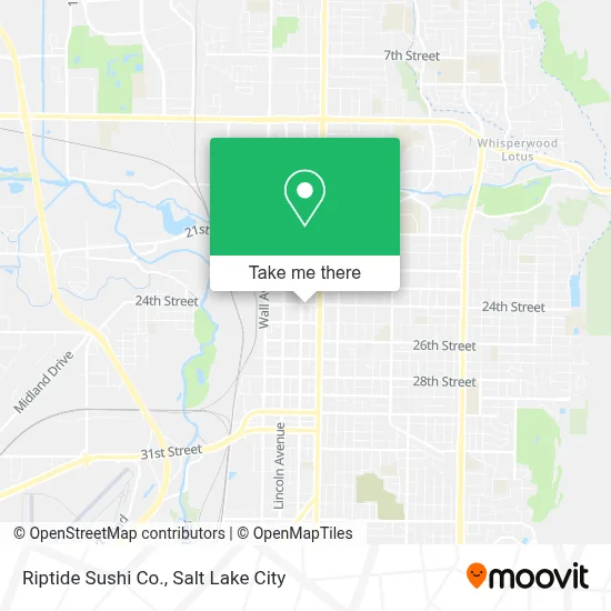 Riptide Sushi Co. map