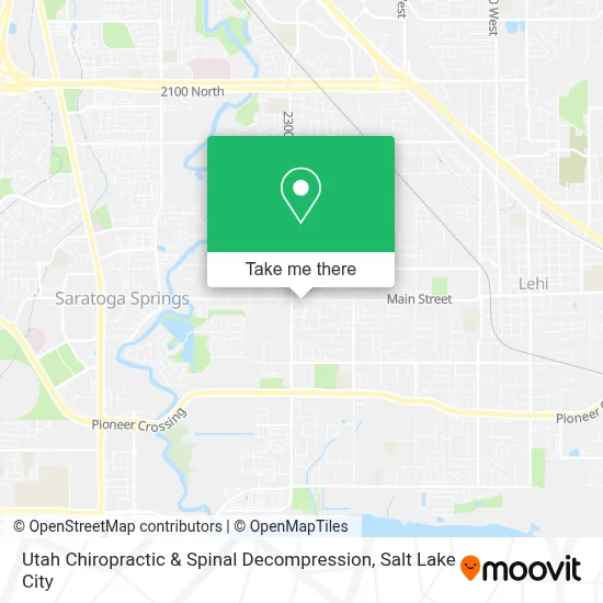 Utah Chiropractic & Spinal Decompression map