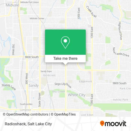 Radioshack map