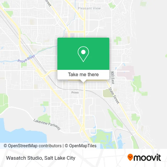Wasatch Studio map