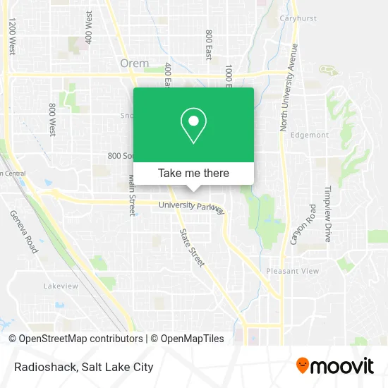 Radioshack map