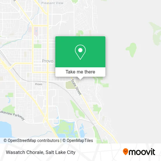 Wasatch Chorale map