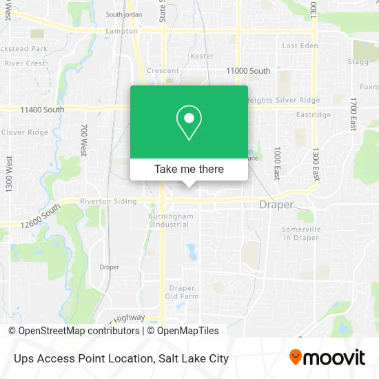 Ups Access Point Location map