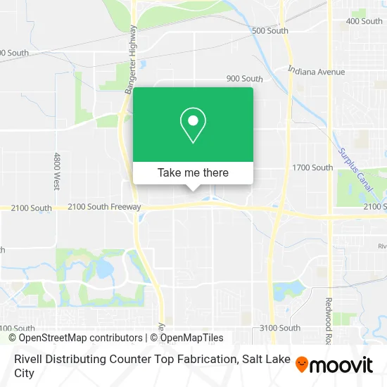 Rivell Distributing Counter Top Fabrication map