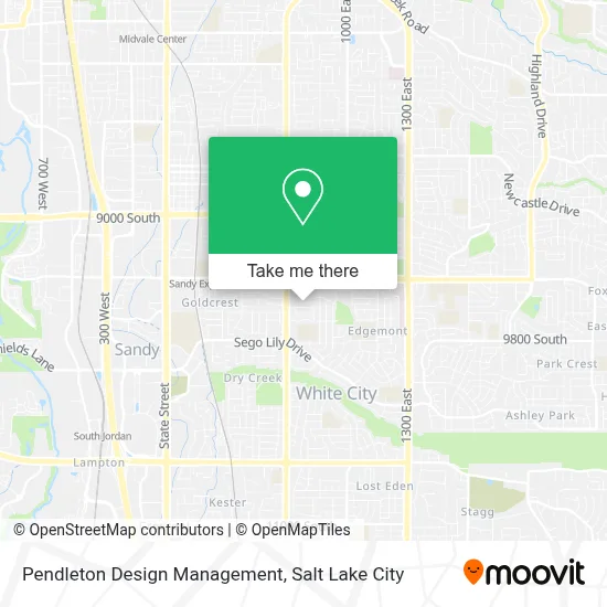Pendleton Design Management map
