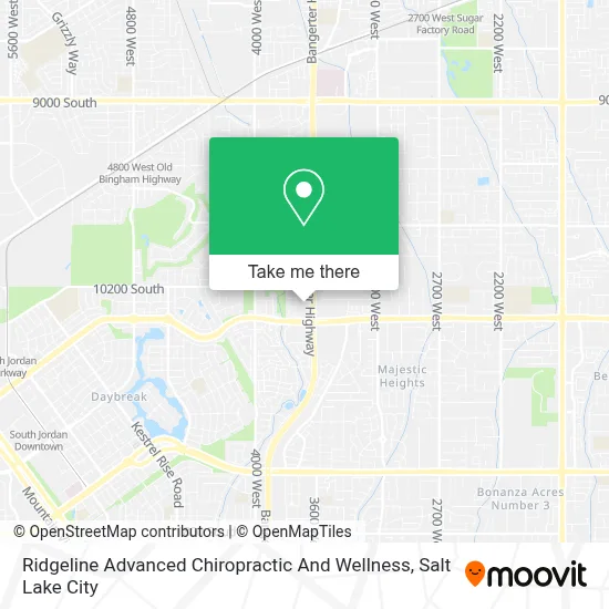 Ridgeline Advanced Chiropractic And Wellness map