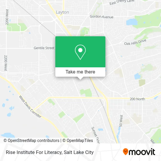 Rise Institute For Literacy map