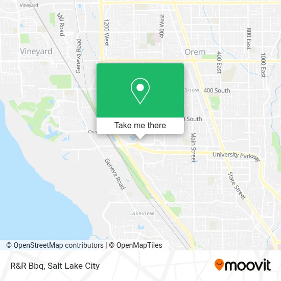 R&R Bbq map