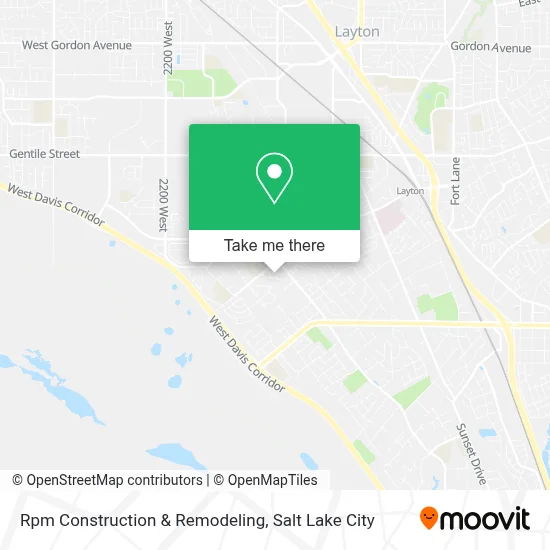Rpm Construction & Remodeling map