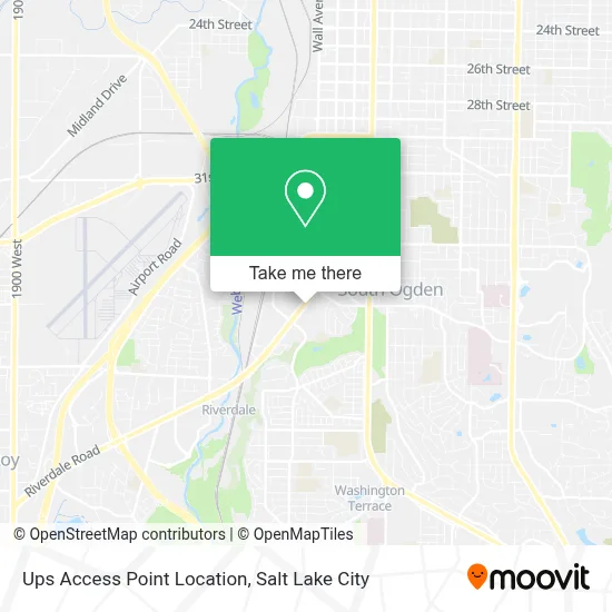 Ups Access Point Location map