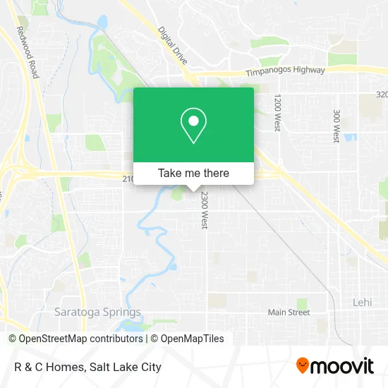 R & C Homes map