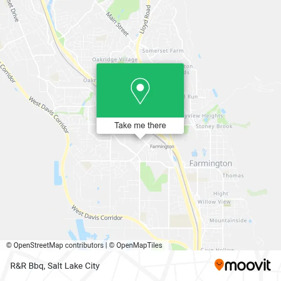 R&R Bbq map