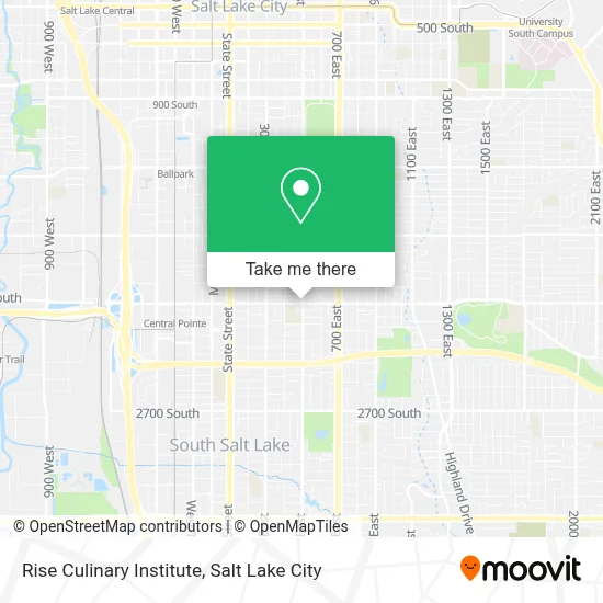 Rise Culinary Institute map