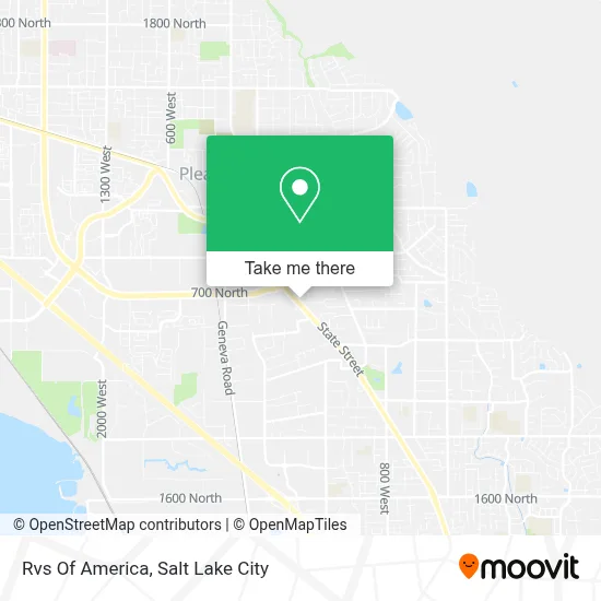 Rvs Of America map
