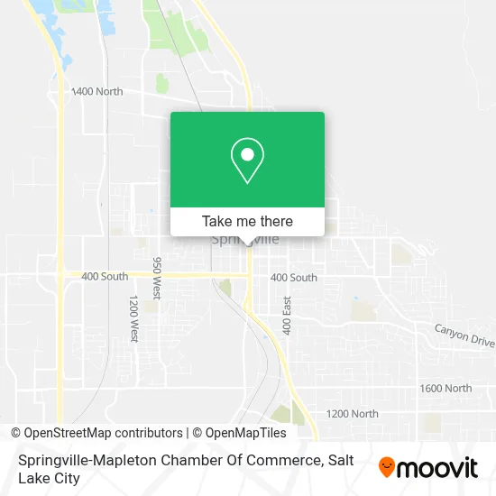 Springville-Mapleton Chamber Of Commerce map