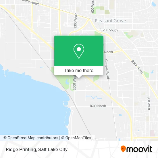 Ridge Printing map