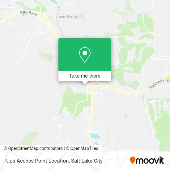 Ups Access Point Location map