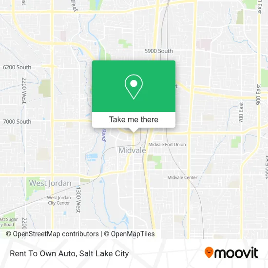 Rent To Own Auto map