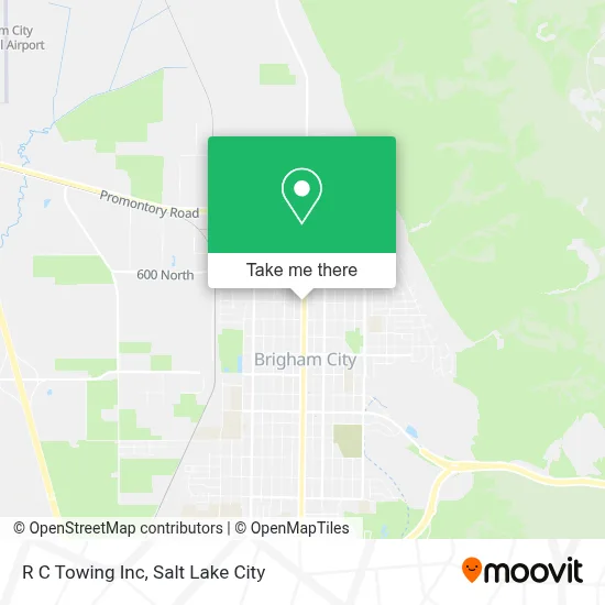 R C Towing Inc map