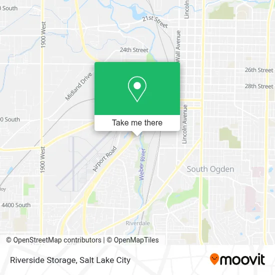Riverside Storage map