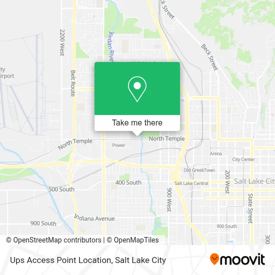 Ups Access Point Location map