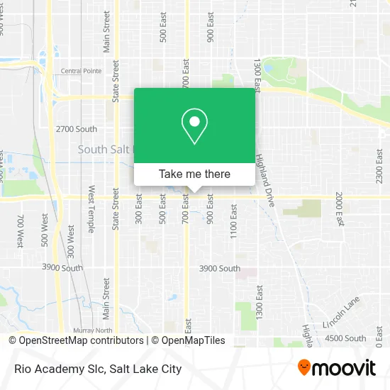 Rio Academy Slc map