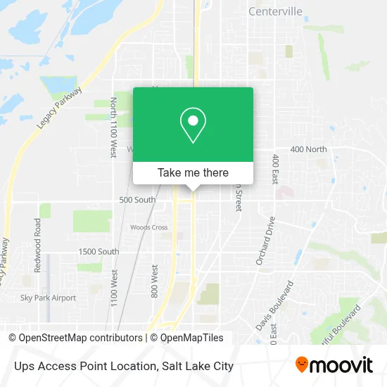 Ups Access Point Location map