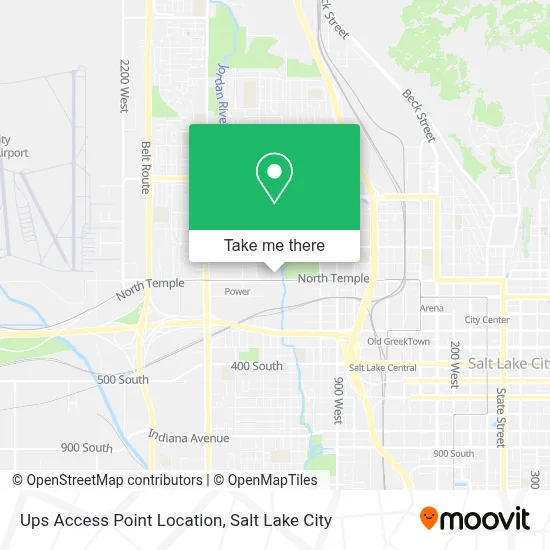 Ups Access Point Location map