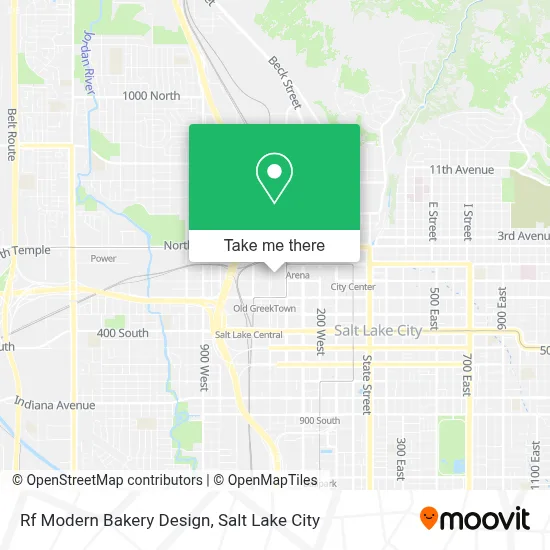 Rf Modern Bakery Design map