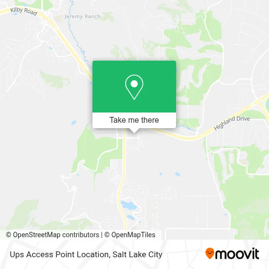 Ups Access Point Location map