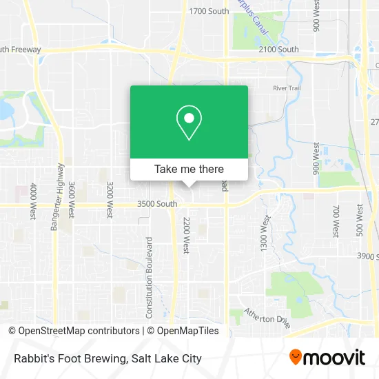 Rabbit's Foot Brewing map