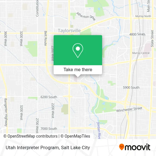 Utah Interpreter Program map