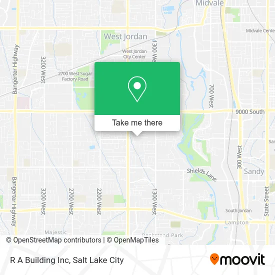 R A Building Inc map