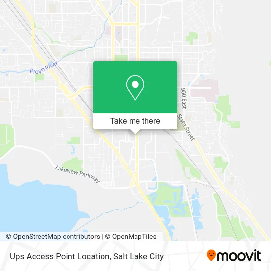 Ups Access Point Location map