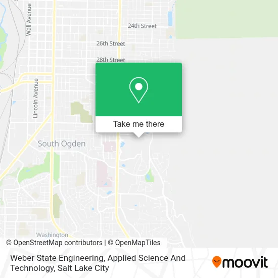 Weber State Engineering, Applied Science And Technology map