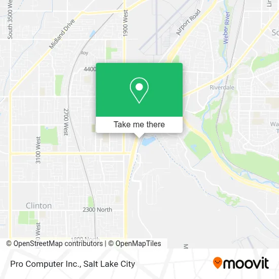 Pro Computer Inc. map