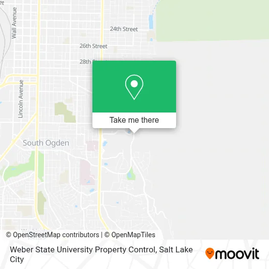 Weber State University Property Control map