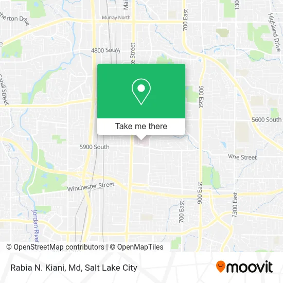 Rabia N. Kiani, Md map