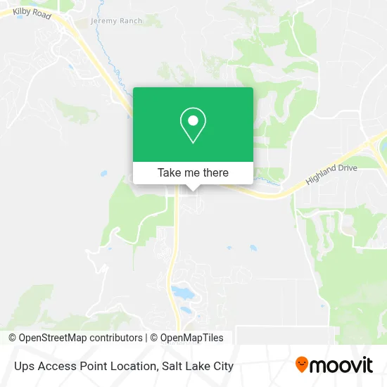 Ups Access Point Location map