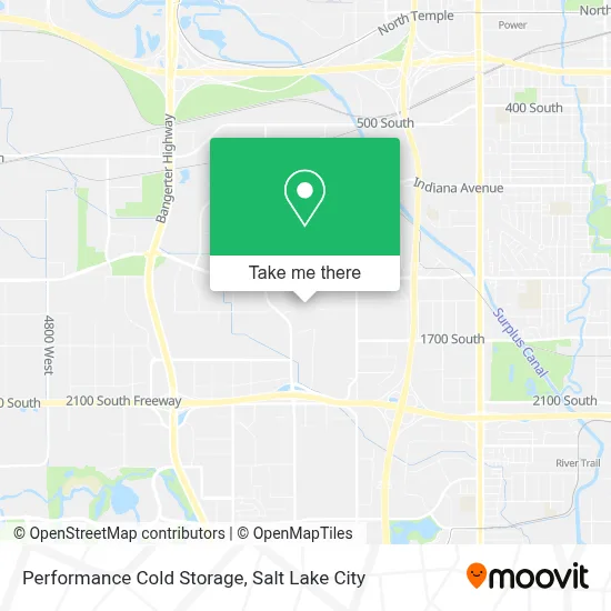 Performance Cold Storage map