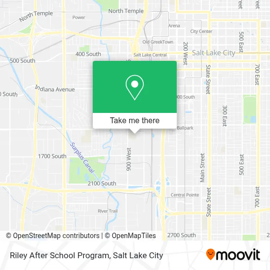 Riley After School Program map