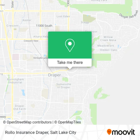 Rollo Insurance Draper map