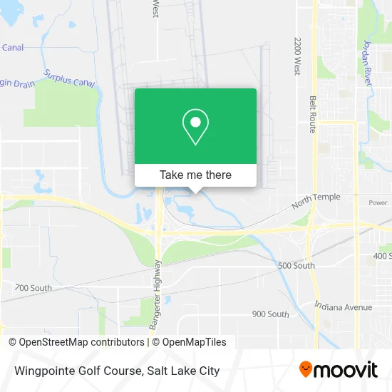 Wingpointe Golf Course map