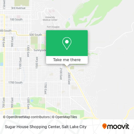 Sugar House Shopping Center map