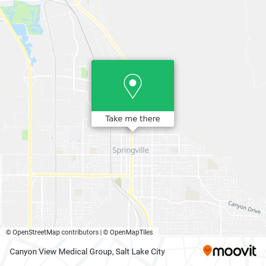 Canyon View Medical Group map