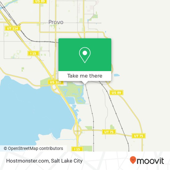 Hostmonster.com map