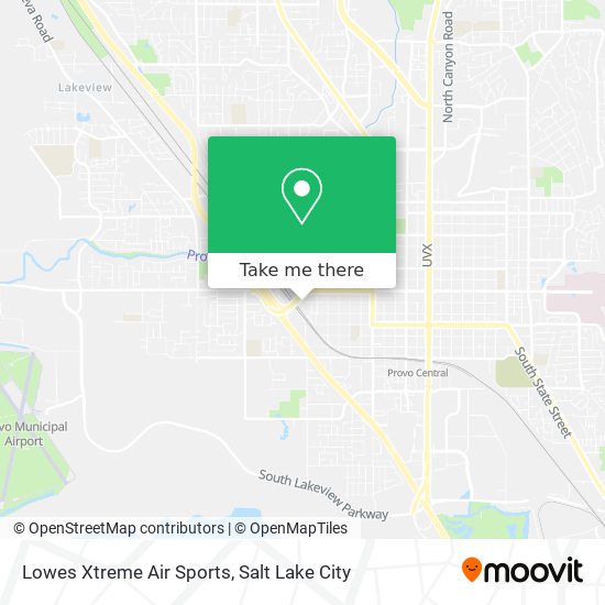 Lowes Xtreme Air Sports map