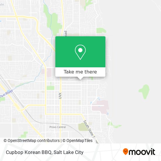 Cupbop Korean BBQ map