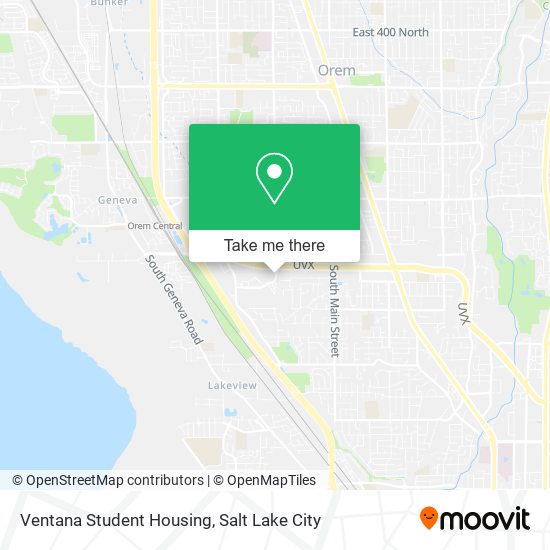 Ventana Student Housing map