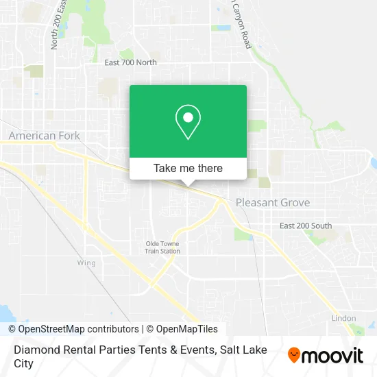 Diamond Rental Parties Tents & Events map